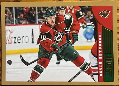 2013-14 Score Gold Devin Setoguchi #243 Minnesota Wild - Image 1 of 2