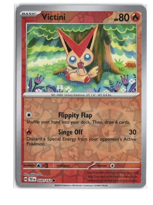 Victini 030/162 Reverse Holo - SV05: Temporal Forces - NM - Image 1 of 2