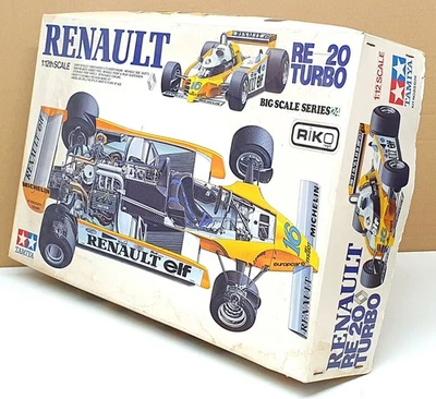 Tamiya 1/12 Scale Unbuilt Kit BS1226 - F1 Renault RE 20 Turbo Race Car - Image 1 of 4