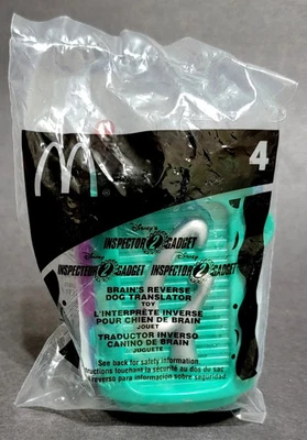 McDonald's Happy Meals 2003 Inspector Gadget 2 Brain's Reverse Dog Translator #4 - Image 1 of 2