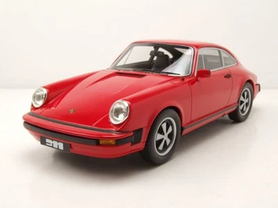 Porsche 911 Coupè 1977 Rosso Modellino Auto 1:18 Schuco - Immagine 1 di 4