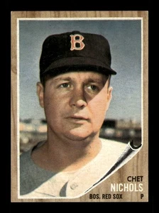 1962 Topps Set Break #403 Chet Nichols Sin precio base como nuevo *BNCARDS* - Imagen 1 de 2
