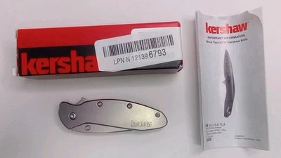 Cuchillo de bloqueo asistido seguro de velocidad inoxidable KERSHAW 1620FL SCALLION EE. UU. ¡NUEVO! Foto 1 de 4