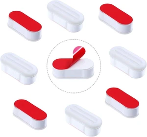 Toilet Seat Bumpers 8 Pack Universal Bidet Seat Spacers Attachment Replacement S - Picture 1 of 12