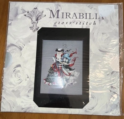 Mirabilia Cross Stitch Pattern ~ Winter White Santa Snowflake Charm Nora Corbett - Image 1 of 3