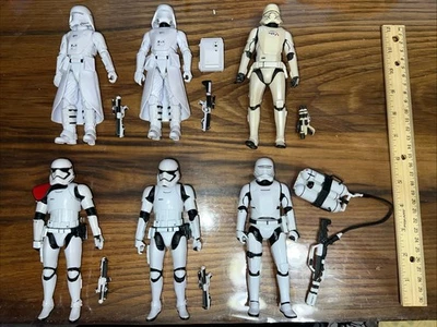 Star Wars Serie Negra Primera Orden Trooper Figura Lote De 6 Llama Snow Jet Amazon Foto 1 de 4
