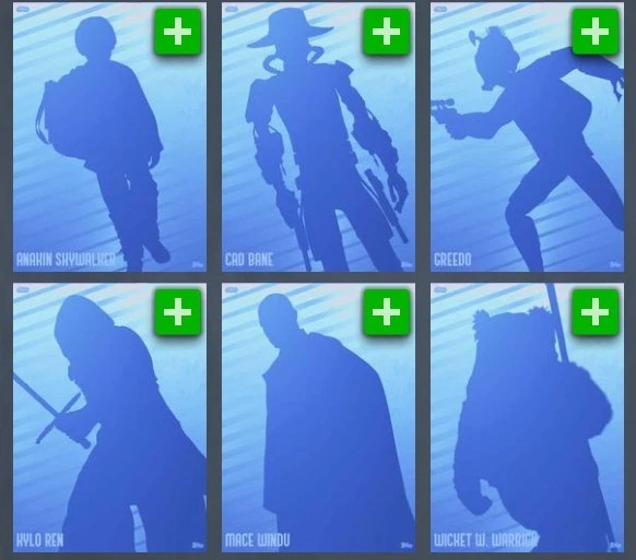 [DIGITAL] Topps Star Wars - Classic Silhouettes Daily 25 W1 - Blue - Pick - Image 1 of 1