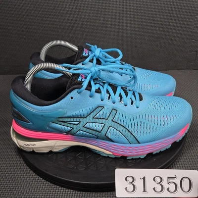 Zapatos Asics Gel-Kayano 25 para mujer talla 9 azul rosa estabilidad para correr 1012A026 Foto 1 de 4