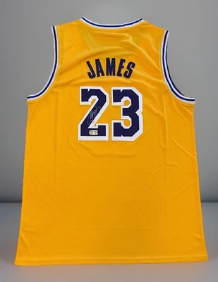 Lebron James signed jersey. ProCert Authenticated Hologram. Lakers - Image 1 of 4