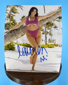 Lauren Chan 2 Signed 8 x 10 Sports Illustrated Promo Photo Mint - Picture 1 of 3