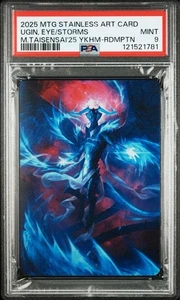 2025 MTG Ugin Eye of the Storms Stainless Art Card PSA9 Mint Japan Promo Rare - Picture 1 of 2