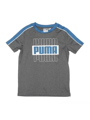 Camiseta gris manga corta Puma para niños 5 Foto 1 de 2
