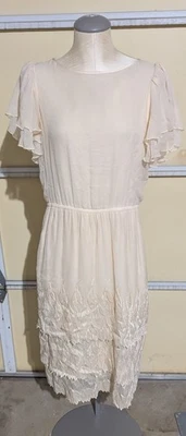 Vestido para mujer Jonathan Hitchcock vintage crema Reuben Thomas Foto 1 de 4