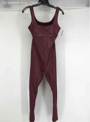 Mono Fabletics Mujer Borgoña Movimiento 365+ Brillo Sin Mangas Una Pieza Talla M Foto 1 de 4