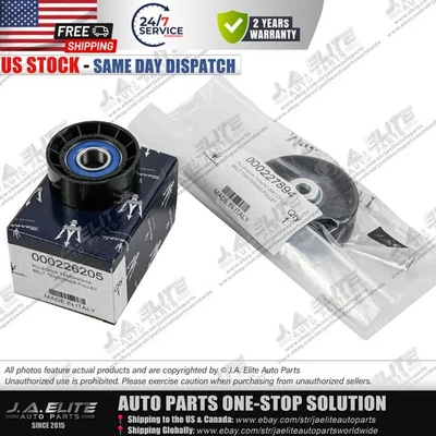 2pcs Genuine Belt Tightening Pulley fit Maserati Quattroporte GranTurismo GC - Image 1 of 4