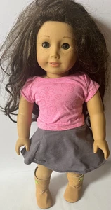 2011 American Girl Truly Me Puppe braune Haare graue Augen komplettes Outfit Kleidung Stiefel - Bild 1 von 12