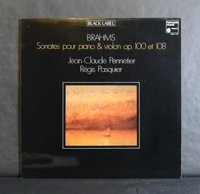 PASQUIER - PENNETIER - BRAHMS - Piano & violin sonatas - HARMONIA MUNDI HMB 1103 - Photo 1/3