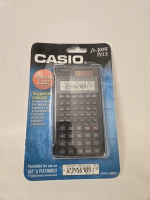 CASIO fx-300w PLUS 2-Line Display Scientific Calculator New Sealed - Image 1 of 2