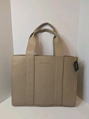 Bolso de Mano Bebe Grande Hana, Beige, Nuevo con Etiquetas Foto 1 de 4