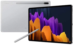 Samsung Galaxy Tab S7+ Plus T976B 128GB Mystic Silver, Sehr Gut - Afbeelding 1 van 1