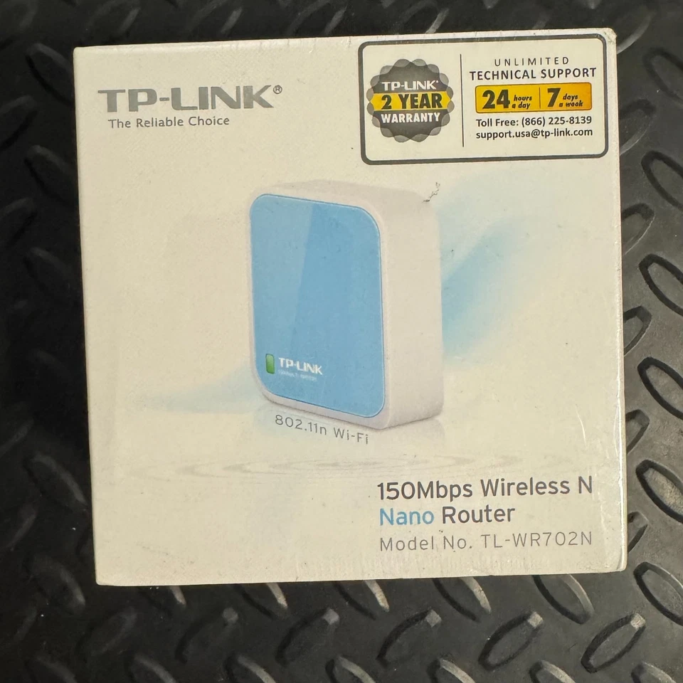 TP-Link TL-WR702N 150 Mbps 1-Port 10/100 Wireless N Nano Router Open Box - Image 1 of 1