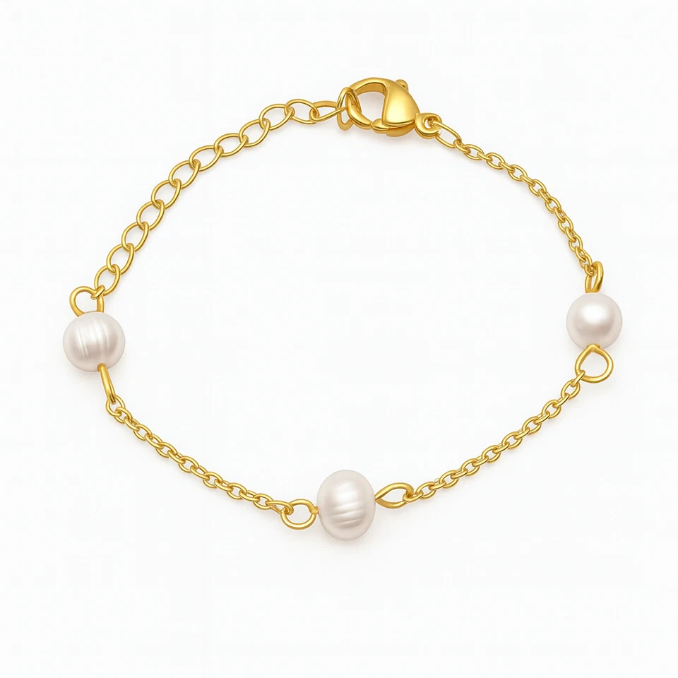 Baby / Kids Pearl Station Bracelet - Image 1 of 2