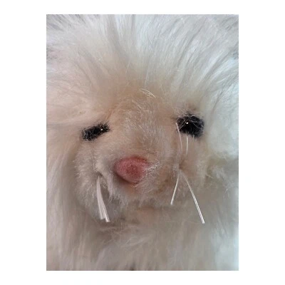 Ganz Webkinz Persian HM110 Cat Kitty White 8” Plush Stuffed Animal NO CODE Clean - Image 1 of 4