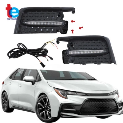 Luces antiniebla LED para parachoques delantero aptas para Toyota Corolla SE XSE 2020 2021 2022 Foto 1 de 4