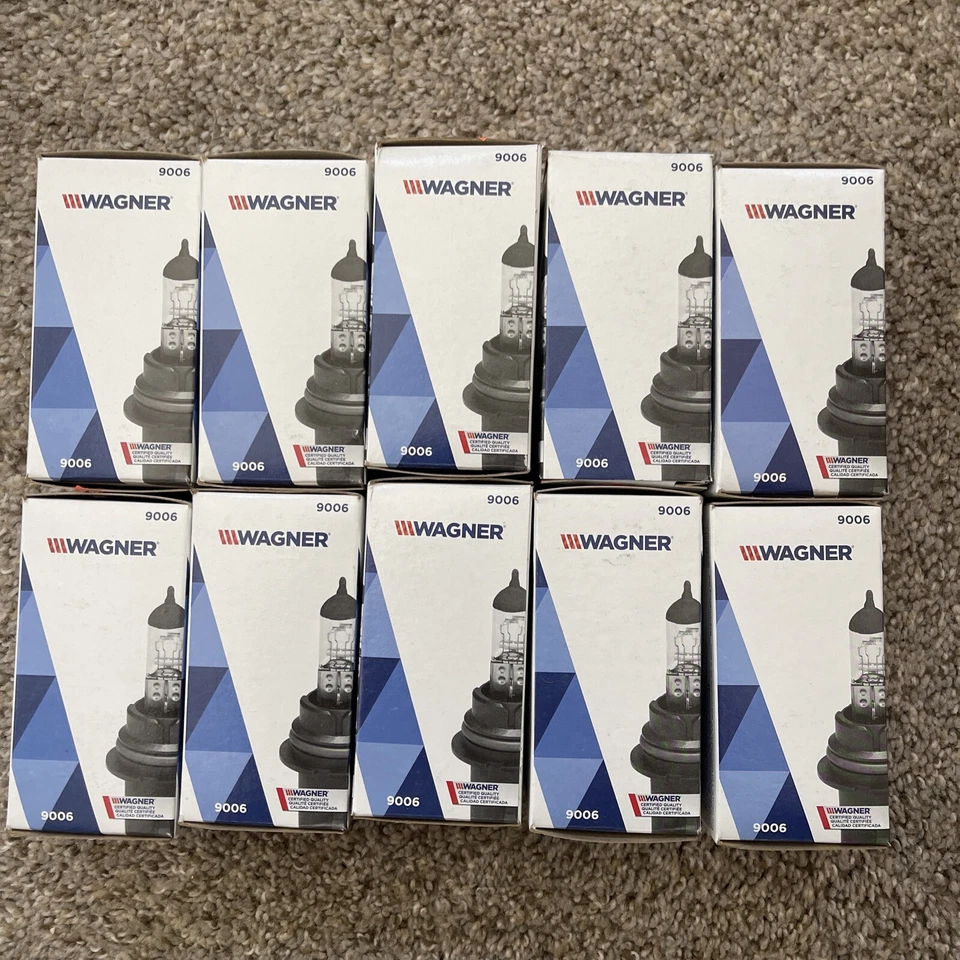 CASE OF 10 Wagner 12V 55W HB4 Light Lamp Car Halogen Headlight Bulb H9006 - Image 1 of 1