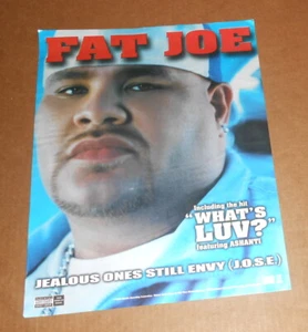 Fat Joe Jealous Ones Still Envy 2002 poster ferma finestra 11x14 rap - Foto 1 di 2