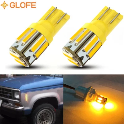Luces de señalización LED ámbar para guardabarros lateral para Ford BRONCO F150 F250 F350 1980-86 Foto 1 de 4