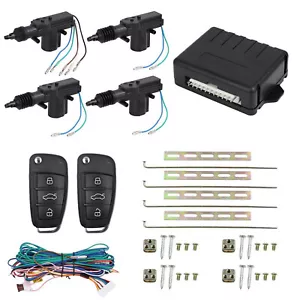 Universal 4 Door Central Lock Unlock Locking Car Keyless Entry w/ Actuator 10Pin - Picture 1 of 12