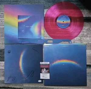 COLDPLAY COMPLETE BAND X4 SIGNED "MOON MUSIC" VINYL ALBUM WITH JSA COA psa bas - Picture 1 of 2