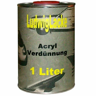 Acryl Verdünnung Verdünner  1 Liter normal  Autolack und RAL LACK - Bild 1 von 4