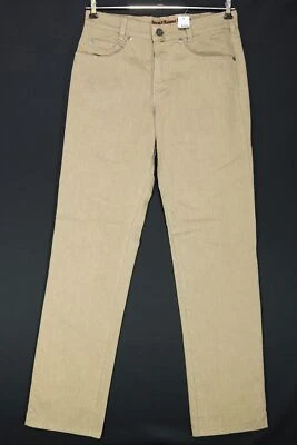 JOKER Mens Jeans Trousers Double Saddle Stitched W32 L34 32/34 Beige Like New J3120 - Image 1 of 4
