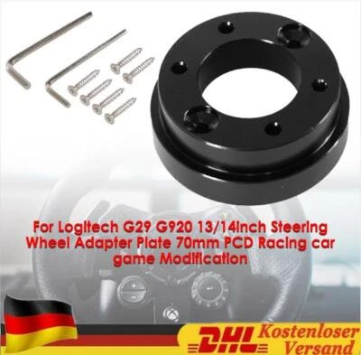 70mm Lenkradadapter für Logitech G29 G920 13/14in Rennspiel Modifikation - Bild 1 von 4