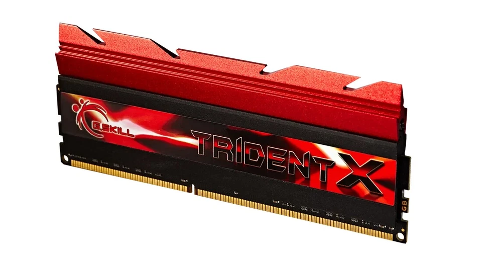 G.Skill Trident X 4 GB DDR3 2400 MHz DRAM Module F3-2400C10Q-16GTX PC3-19200 - Image 1 of 1