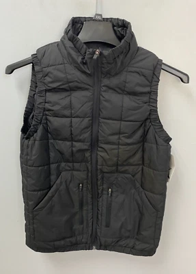 Chaleco de Senderismo Xersion Negro Acolchado Cuello Embudo Para Mujer Talla XS Foto 1 de 4