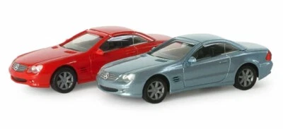 Scala H0 1:87 Herpa 033404 Mercedes-Benz Classe B, Metallico IN Argento Nuovo - Immagine 1 di 2