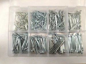 ASSORTED SPLIT PINS STAINLESS STEEL QTY 335 - Picture 1 of 1