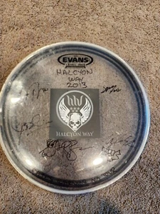 Halcyon Way Tour 2013 Fates Warning Drumhead Signed Autographed 12" - Picture 1 of 5