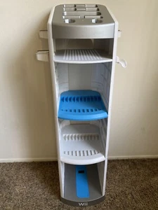 Nintendo Wii / U Storage Tower Rack Video Game Holder Stand 35” Tall SLAM BRANDS - Picture 1 of 9