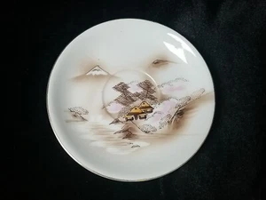 Vintage Hayasi Kutani Geisha China Tea Saucer - Picture 1 of 3