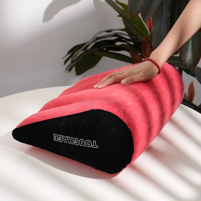 Almohada sexual para parejas cuña triángulo cojín posición adultos juguetes sexuales para hombres mujeres Foto 1 de 4