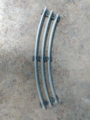 Vintage Metal Curved Train Track Section - Unbranded - Sold Per Section (tr) - Image 1 of 4