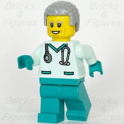 LEGO® City Veterinario Minifigura Masculino Veterinario Animal Doctor Dr 60380 cty1649 Foto 1 de 3