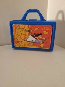 Disneys Aladdin cartoon Pencil Or Lunch Box Blue school supplies - Picture 1 of 4