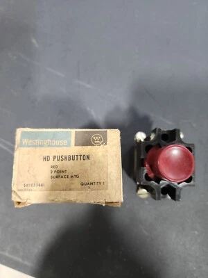 WESTINGHOUSE - 1032881 - PULSADOR HD ROJO MOMENTÁNEO Foto 1 de 2