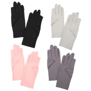 4 Pairs Sun Protection Gloves Anti-uv for Gel Nails Lamp Women's - Picture 1 of 12