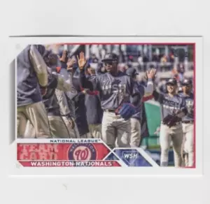 (10) WASHINGTON NATIONALS 2023 TOPPS SERIES 1 TEAM CARD LOT #316 - Picture 1 of 1
